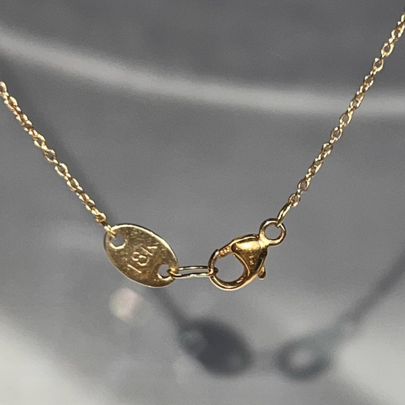 Jude Frances Necklace Moroccan Open Flower Diamond & 18k Gold Quatrefoil Pendant - Picture 7 of 9